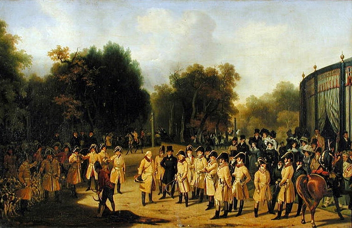 La curée à la Table - 1828 - © Joconde - Chantilly - Musée Condé